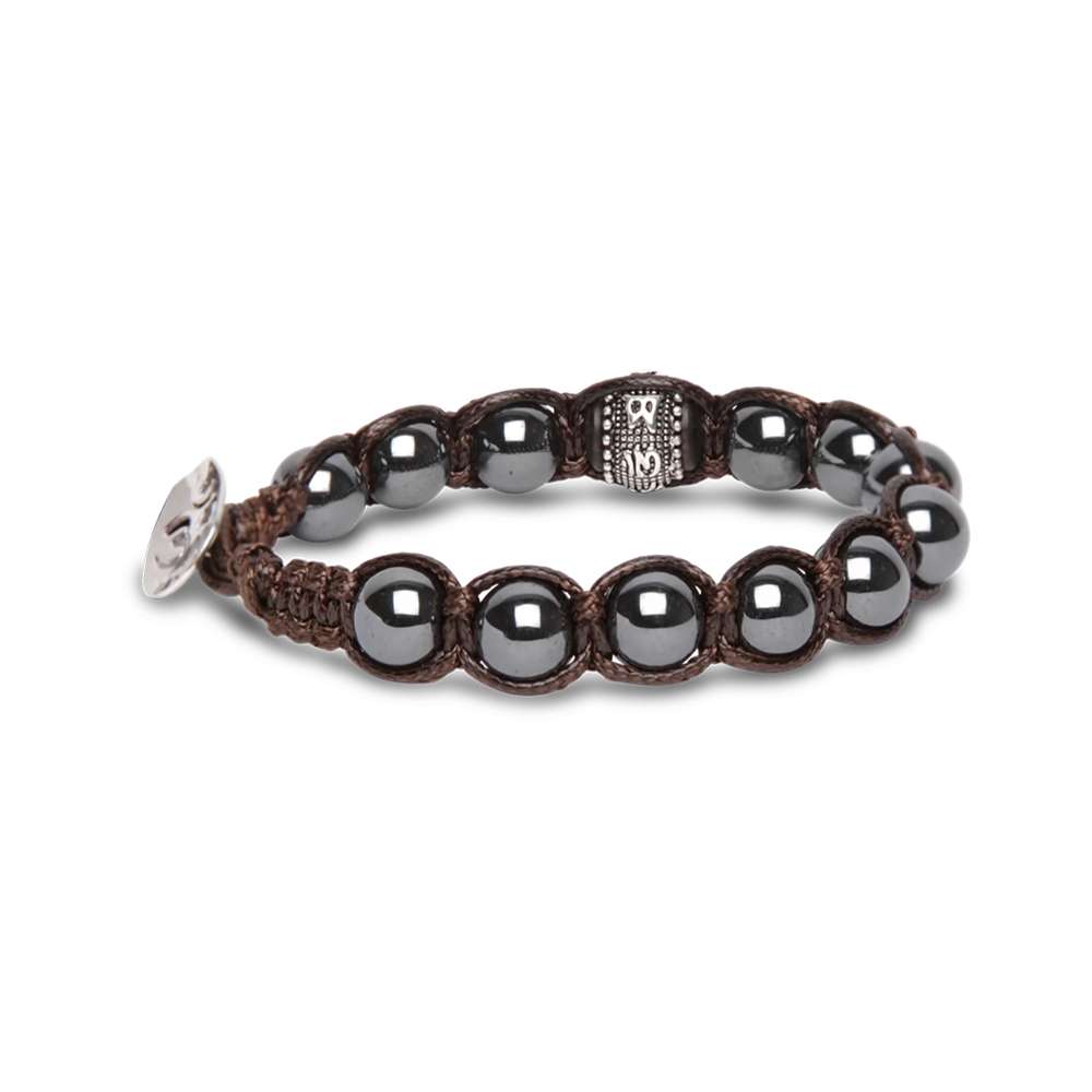 bracciale Tamashii ematite ruota della preghiera bhs1100-22