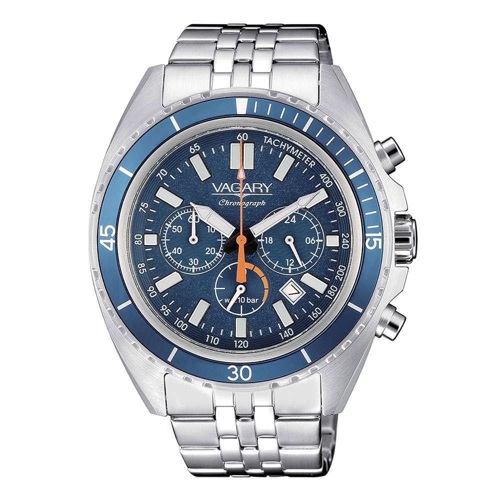 orologio Vagary Aqua39 crono blu IV4-616-71