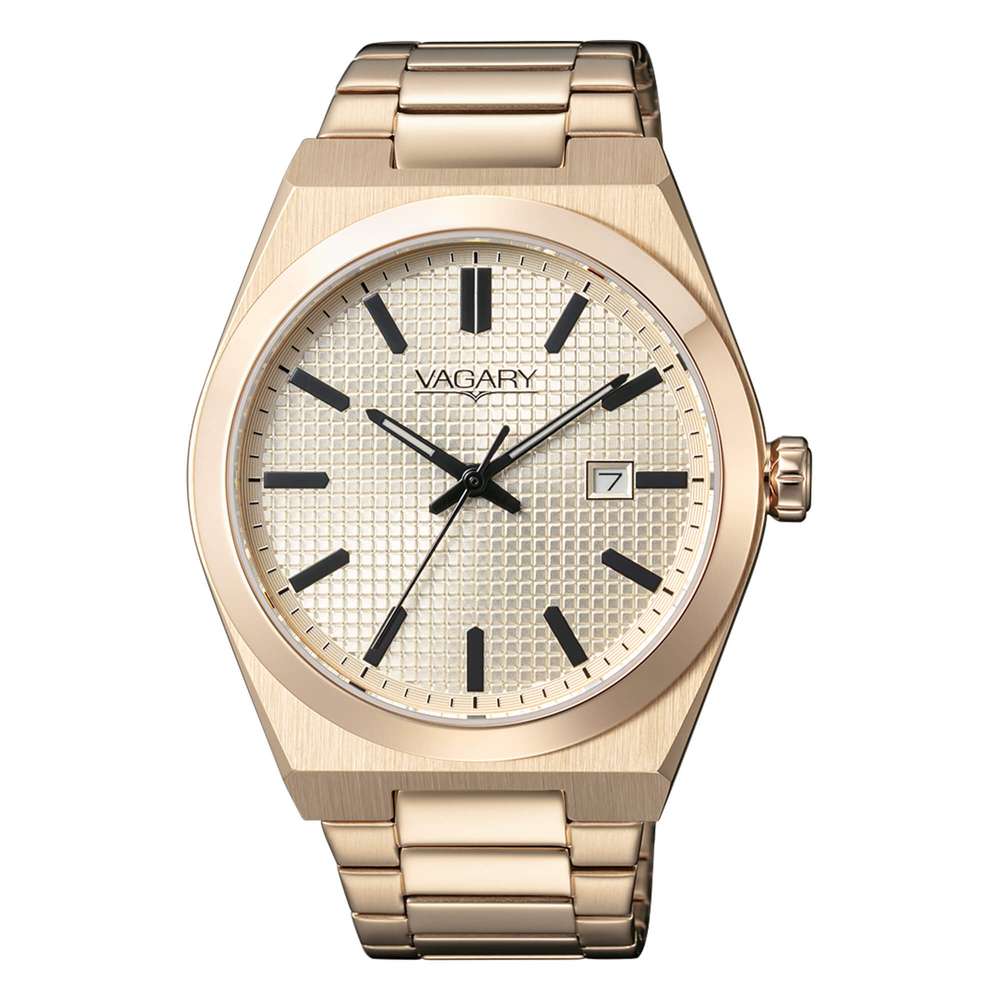 orologio Vagary Timeless rosato IB9-221-11, in acciaio rosato da uomo