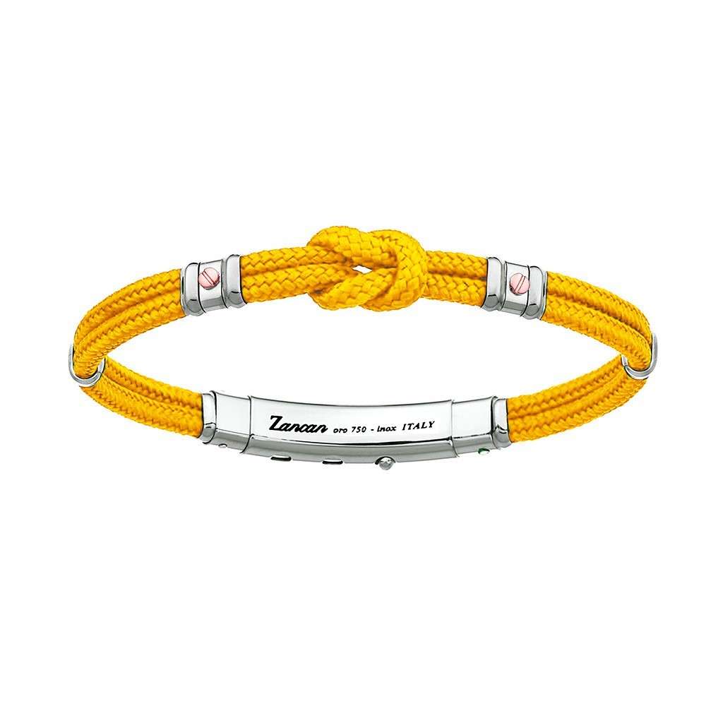 bracciale Zancan regata nodo giallo exb475-gi
